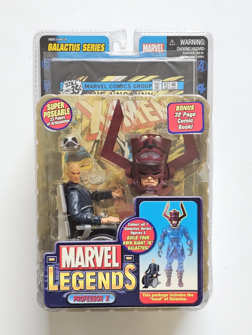 Marvel Legends Professor X Galactus Series Toy Biz Action Figure 2005 NIB